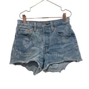 Levi's Light Blue Jean Shorts